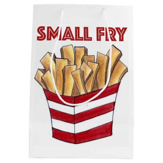 Small Fry Foodie Fransk Fries Food Baby Gift Bag (Baksidan)