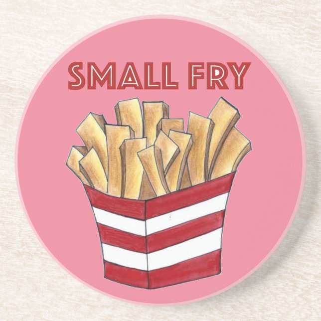 SMALL FRY Fransk Fries Fast Food Junk Foodie Underlägg (Framsidan)