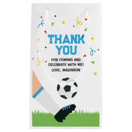 Small Gift Bag Soccer Sport Birthday