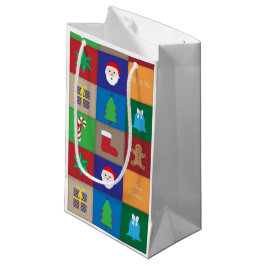 Small Gift-blocket Mönster, jul - färgstark