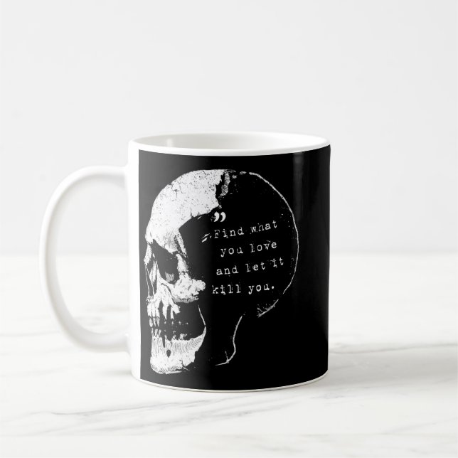 Small Gifts Charles Bukowski Funny Graphic Gift Kaffemugg (Vänster)