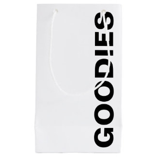 SMALL GOODIES WHITE GIFT BAG