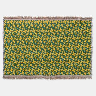Small gula blommor filt