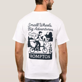 Small Hjul Big Äventyr - jag Kärlek min brompton T Shirt