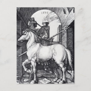 "Small Horse" av Albrecht Durer Vykort