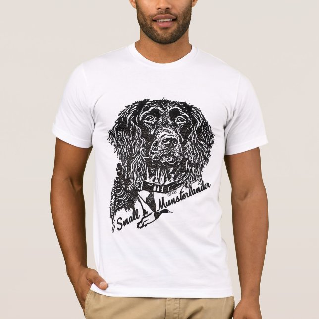 Small Munsterlander (logotyp) T Shirt (Framsida)