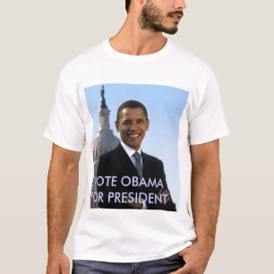 small_obama_imagen RÖSTAR OBAMA FÖR PRESIDENT Tee