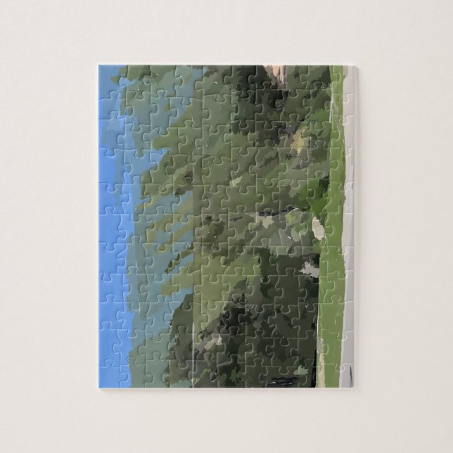 Small Park Jigszle Puzzle Pussel (Vertikal)