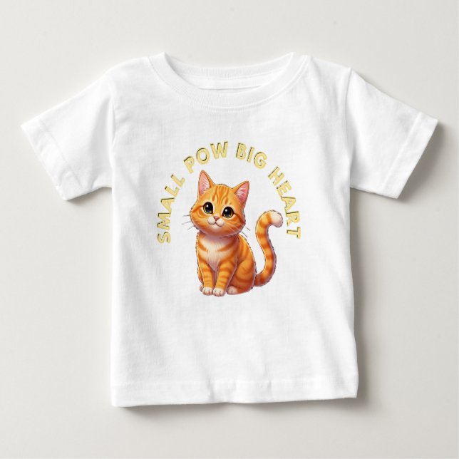 Small Paws, Big Heart T Shirt (Framsida)