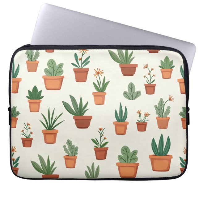 Small Pot Electronics Bag Laptop Fodral (Framsidan)