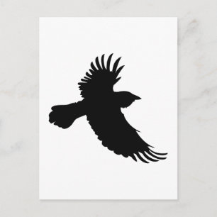 SMALL RAVEN VYKORT