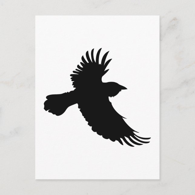SMALL RAVEN VYKORT (Framsida)