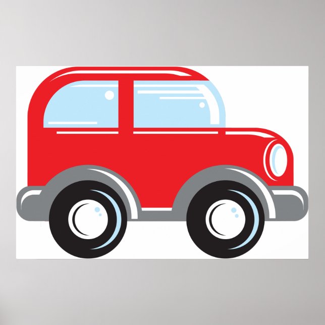 Small Red Car Poster (Framsidan)