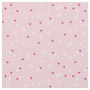 Small Rosa Hearts Kärlek Valentine Day Tyg