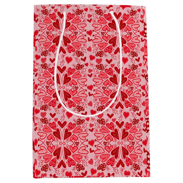 Small Rosa Red Hearts Valentine (Framsidan)