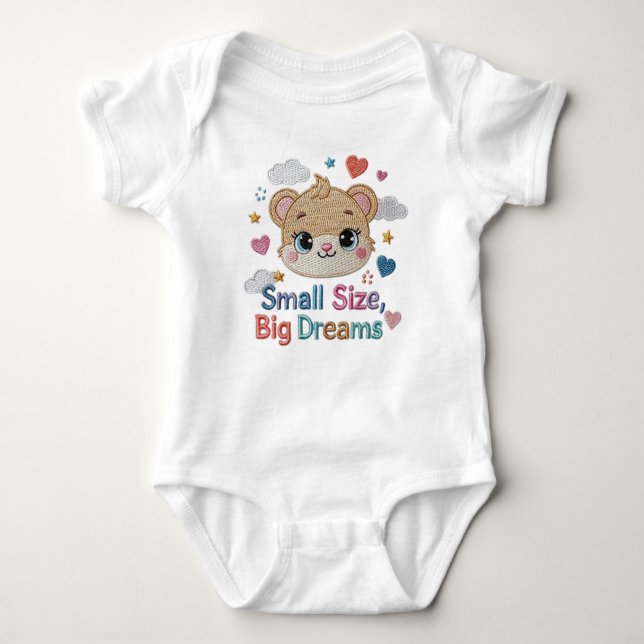 Small Size, Big Dreams 🐘💪✨ T Shirt (Framsida)