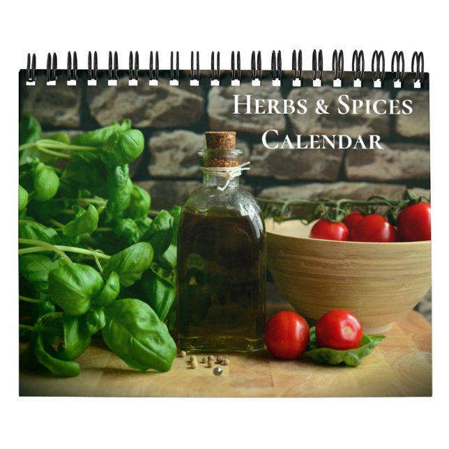 Small Size Herbs & Spices Calendar Kalender (Omslag)