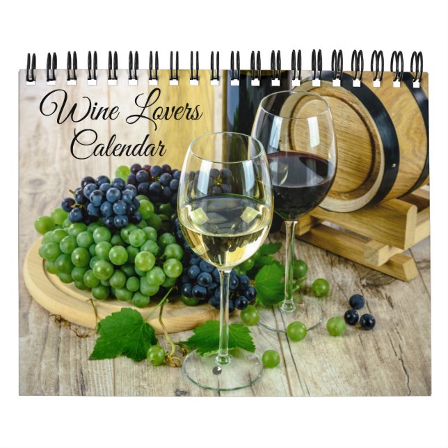Small Size Wine Lovers Calendar Kalender (Omslag)