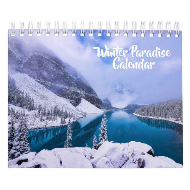 Small Size Winter Paradise Calendar Kalender (Omslag)