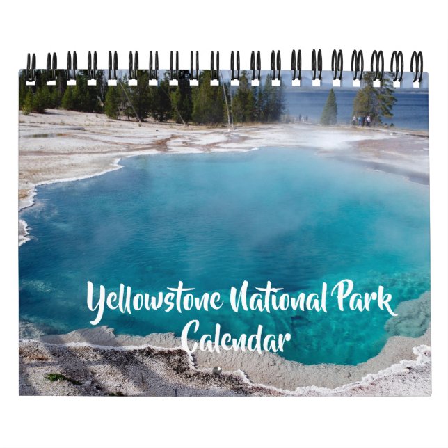 Small Size Yellowstone Park Calendar Kalender (Omslag)