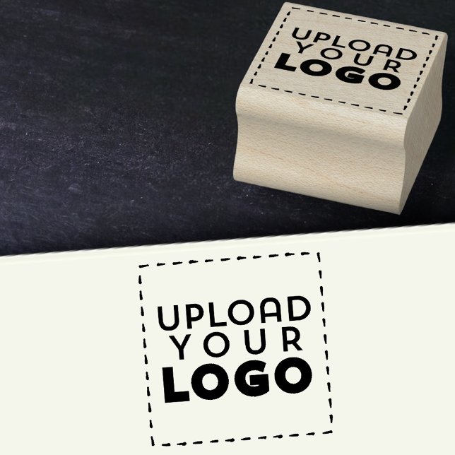 Small Square Business Logo Custom Rubber Stamp Stämpel (Skapare uppladdad)