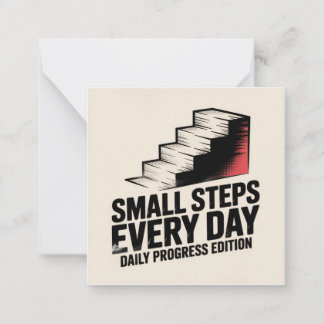 Small Steps Every Day Anteckningskort