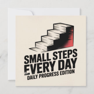 Small Steps Every Day Inbjudningar