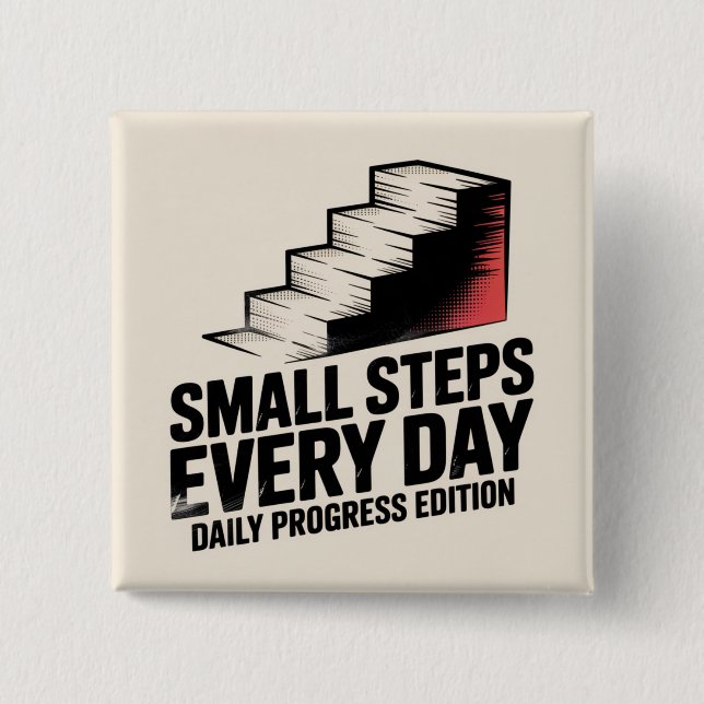 Small Steps Every Day Knapp (Framsida)