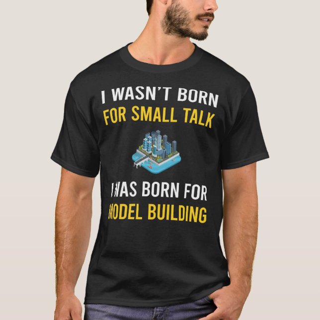 Small Talk Model Byggnad T Shirt (Framsida)