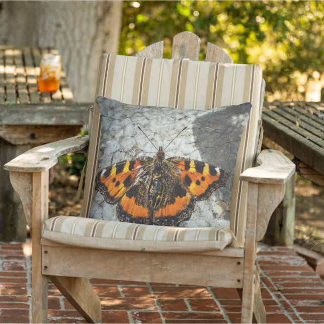 Small Tortoiseshell Butterfly Kudde (Stol)