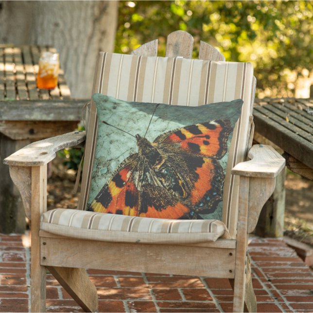 Small Tortoiseshell Butterfly Kudde (Stol)