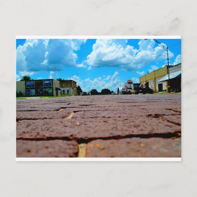 Small Town Main Street Vykort (Framsida)