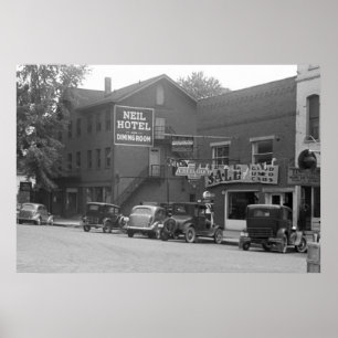 Small Town Ohio, 1930 Poster