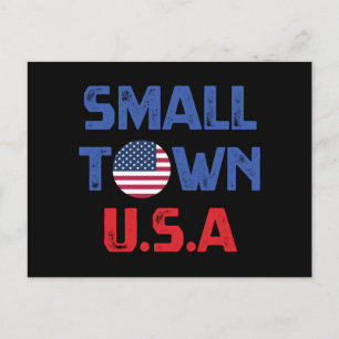 Small Town USA Americana Vykort