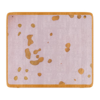 Small Tray Glass Pink with Gold Speckles