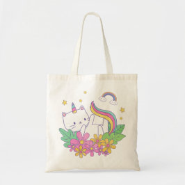 Small Unicorn Cute Design Tote bags Tygkasse