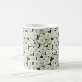 Small Vit ros Kaffemugg