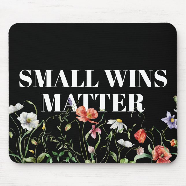Small Wins Matter Quote With Wildflowers Musmatta (Framsidan)