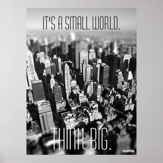 Small World New York Poster (Framsidan)
