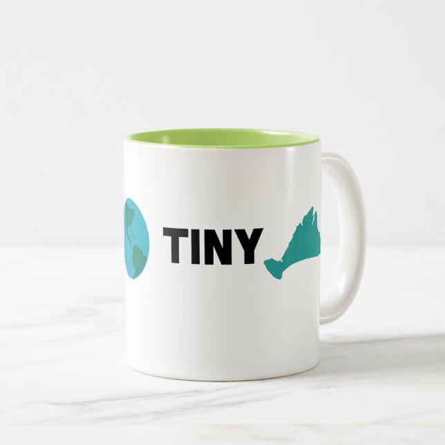 Small World, Tiny Island Mugg (Framsida höger)