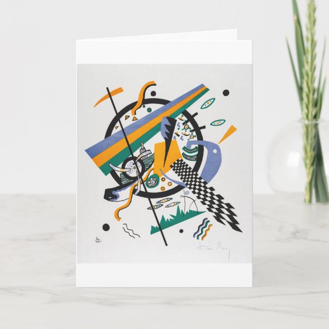 Small Worlds IV, Abstrakt, Wassily Kandinsky Kort (Framsida)