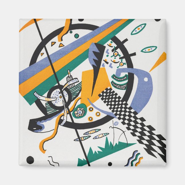 Small Worlds IV, Abstrakt, Wassily Kandinsky Magnet (Framsidan)