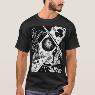 Small Worlds VI - Kandinsky Svart Vitt Konst T Shirt