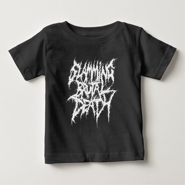 Smälla i brutal dödmetall tee shirt (Framsida)