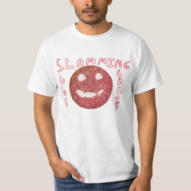 Smälla i Salamiskjortan T-shirt (Framsida)