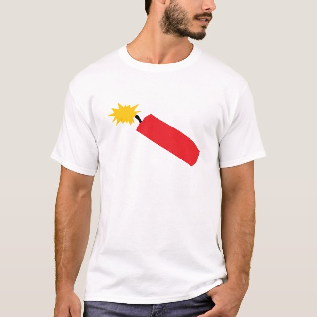 Smällaretecknad, TNT, dynamit Tee (Framsida)
