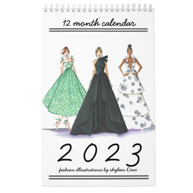 SmallCalendar med en sida, vit Kalender (Omslag)