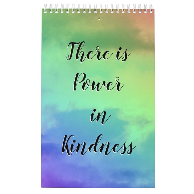 SmallCalendar med en sida, vit positiv kalender (Baksida)