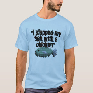 "SMÄLLDE JAG MIN FISK MED en FEG" T-tröja T-shirt