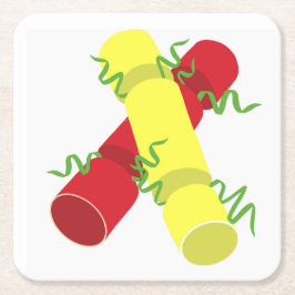 Smällkarameller Underlägg Papper Kvadrat